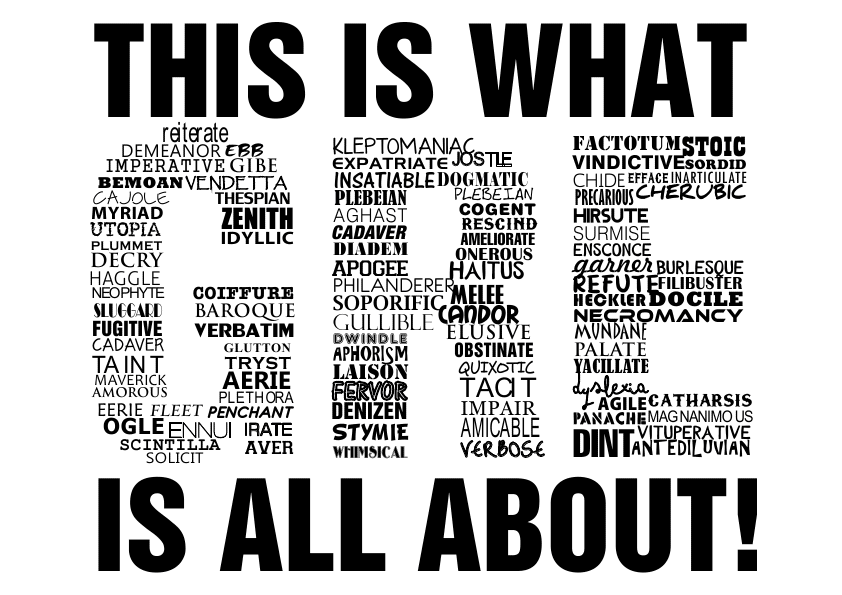 Cramming words is just the beginning. Facing the day is the real challenge.
